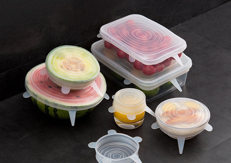 6 pack Silicone Food Covers
