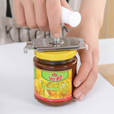 Stainless steel glass can opener
