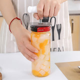 Stainless steel glass can opener