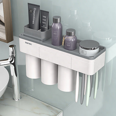 Magnetic Adsorption Toothbrush Holder