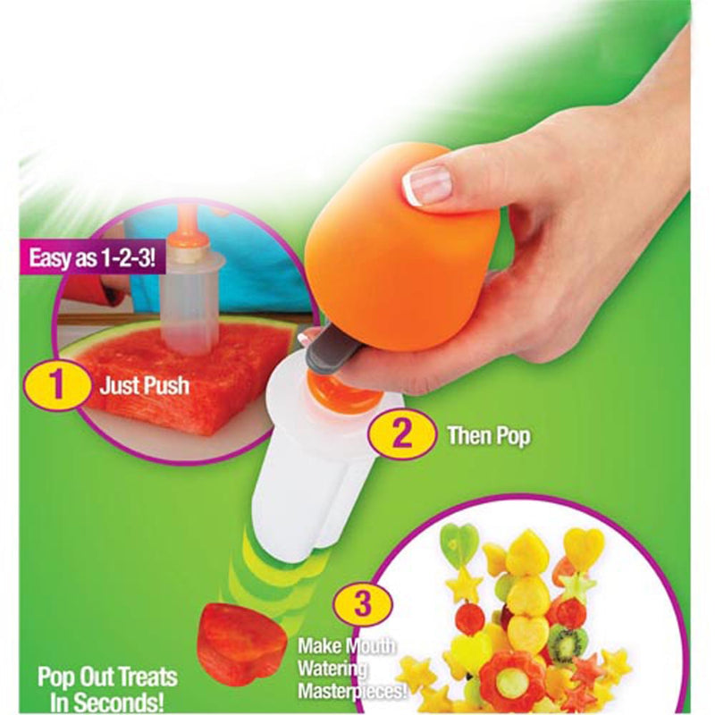 Artymac- Push & Pop Fruit Shaper Cutter